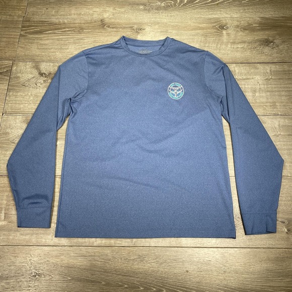 Vineyard Vines Other - Vineyard Vines Performance Shirt Mens Medium Long Sleeve Fishing Graphic